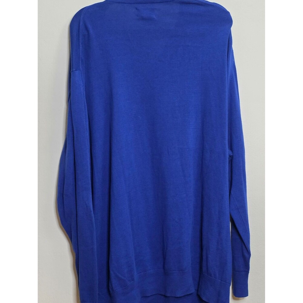 Men’s Royal Blue V-Neck Sweater